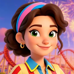 أيقونة Fairground Days: Merge Game
